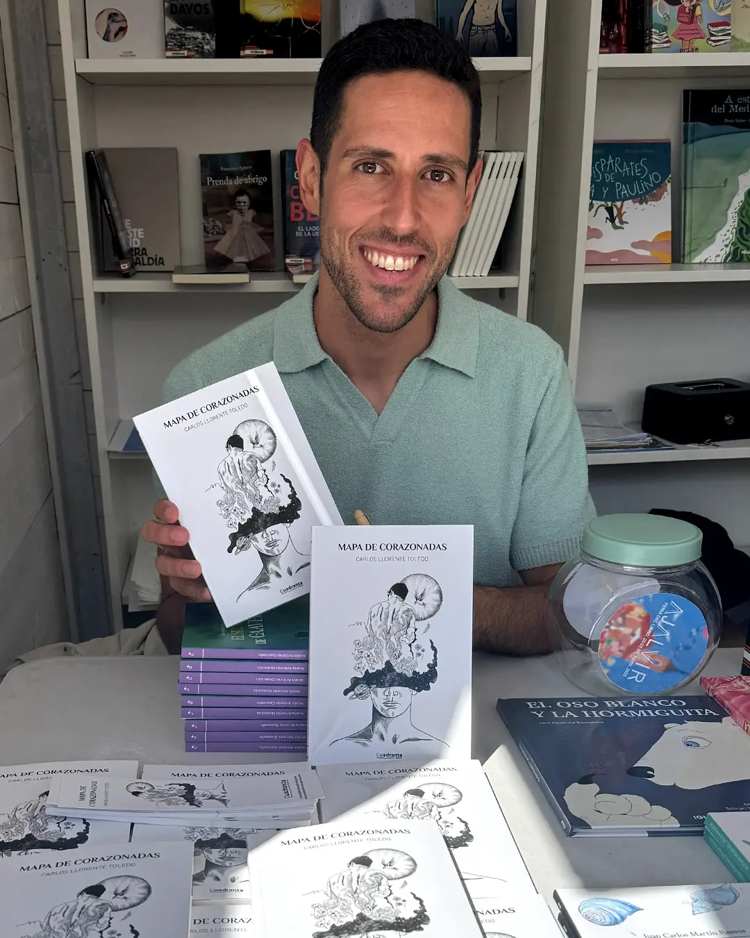 Carlos en la Feria del Libro de Ajalvir